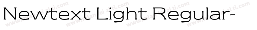 Newtext Light Regular字体转换